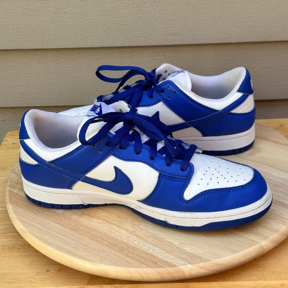 Nike Dunk Low Kentucky Varsity Royal Blue White CU1726-100 Mens 11